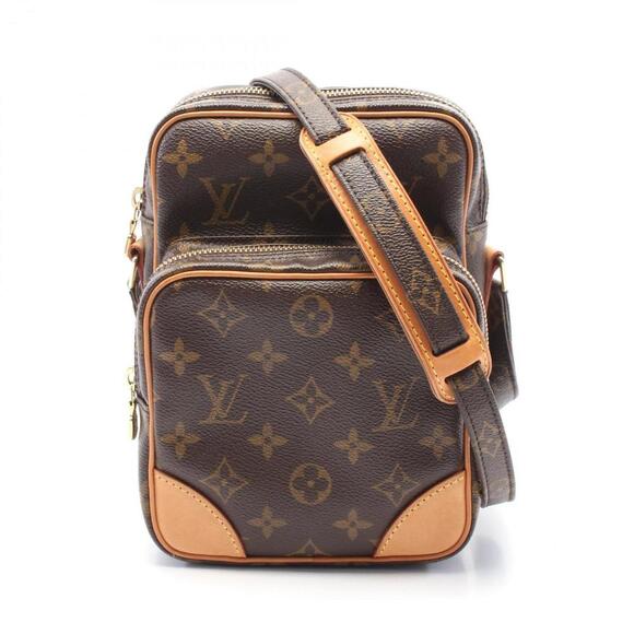LOUIS VUITTON Brown Monogram Leather Shoulder Bag - Picture 2 of 9